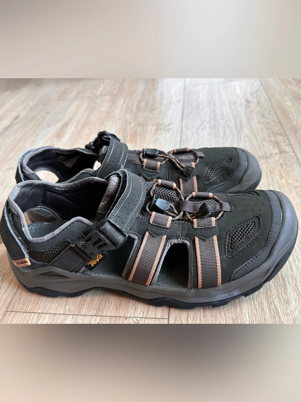 Teva Men’s Omnium 2 Hiking, Walking ,Water, Bungee Outdoor Sport leather Sandals